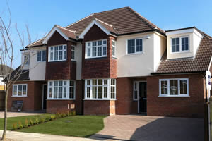 New build semi-detached houses in Orpington