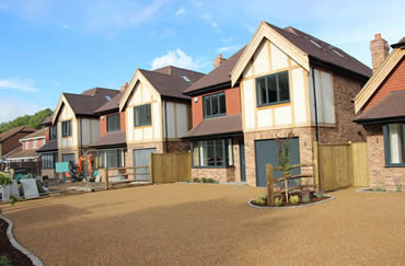 New houses in Badgers Mount, Sevenoaks, Kent